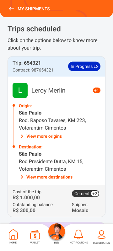 Simplified UI details
