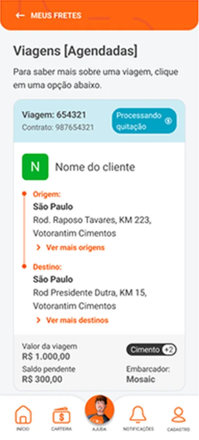 Processing settlement