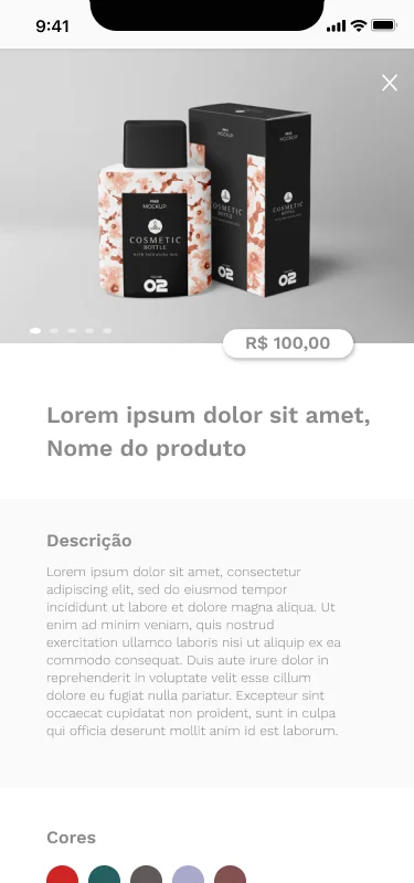 Product Description Interface